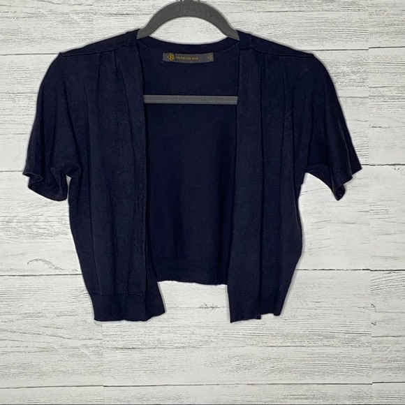 Outback Red Women's Navy Short Cardigan Small - Picture 2 of 8